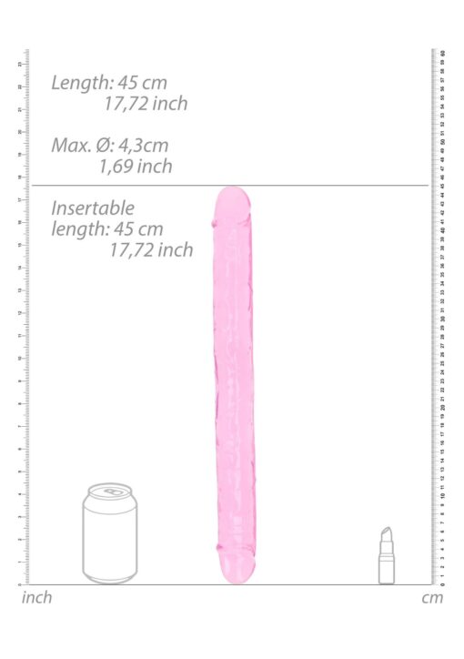 Realistic double dong - 18' / 45 cm - obrazek 5