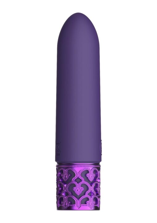 Imperial - rechargeable silicone bullet - purple - obrazek 4