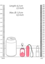Vibrating remote bullet - pink - obrazek 3