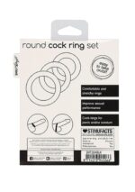 Round cock ring set - black - obrazek 3