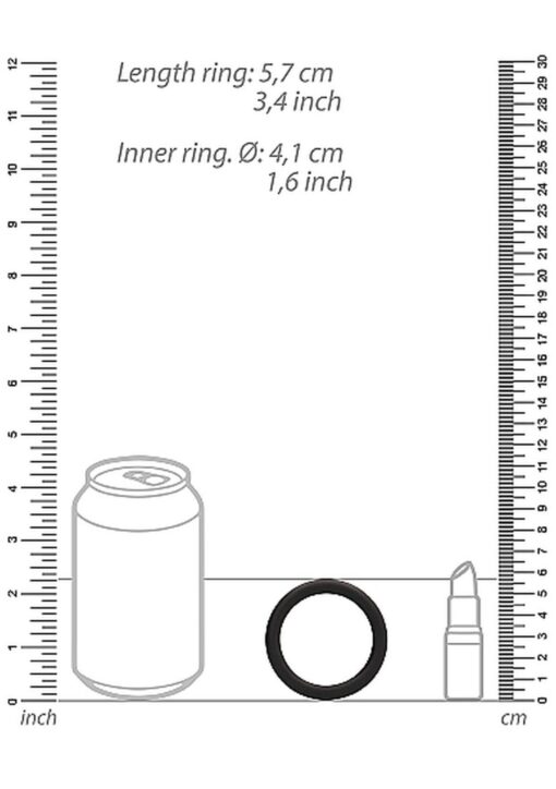 Round cock ring set - black - obrazek 4