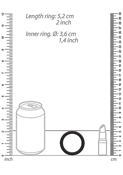 Round cock ring set - black - obrazek 5