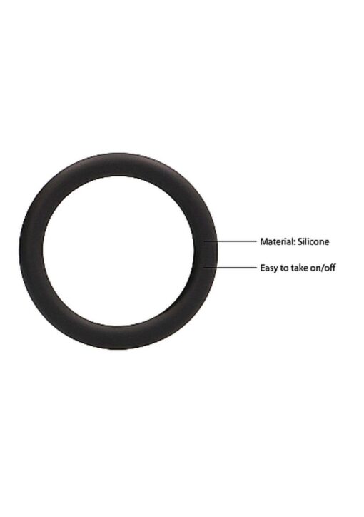Round cock ring set - black - obrazek 9