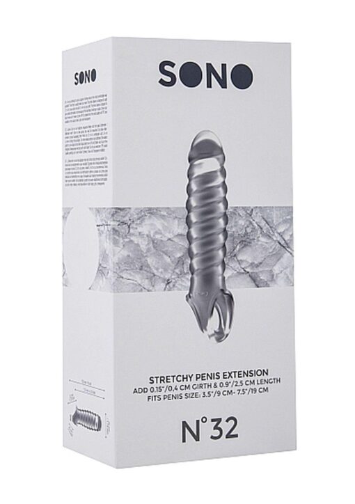 No.32 - stretchy penis extension - translucent - obrazek 3