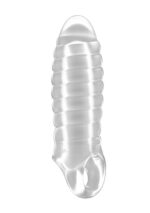 No.36 - stretchy thick penis extension - translucent - obrazek 3