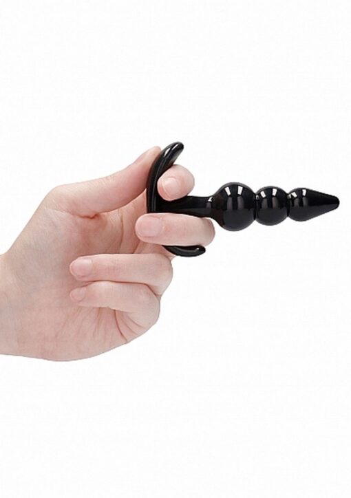 No. 80 - 4-piece butt plug set - black - obrazek 8