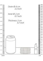 N0. 92 - reversible masturbator and bumper - transparent - obrazek 4