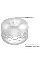 N0. 94 - reversible masturbator and bumper - transparent - obrazek 5