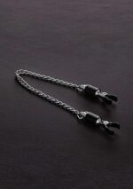 Barrel tit clamps with chain (pair) - obrazek 2