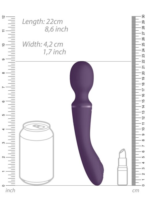 Enora - wand & vibrator - purple - obrazek 4