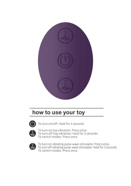 Enora - wand & vibrator - purple - obrazek 10