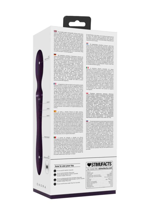 Enora - wand & vibrator - purple - obrazek 12