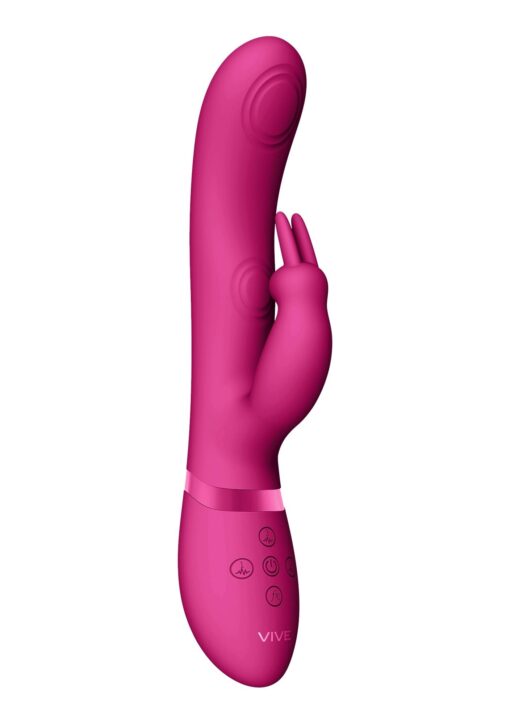 May - pulse-wave & c-spot & g-spot rabbit - pink - obrazek 4