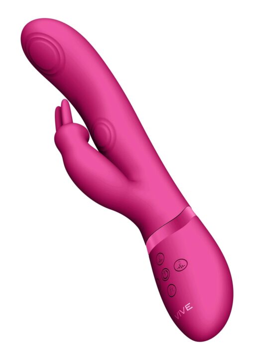 May - pulse-wave & c-spot & g-spot rabbit - pink - obrazek 7