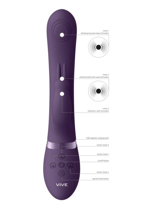 May - pulse-wave & c-spot & g-spot rabbit - purple - obrazek 7