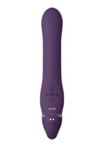 Ai - dual vibrating & air wave tickler strapless strapon - obrazek 4