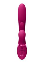 Kura - thrusting g-spot vibrator with flapping tongue and pulse wave stimulator - obrazek 6