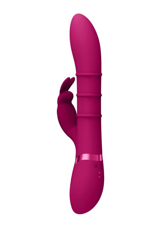 Stimulating rings, vibrating g-spot rabbit - pink - obrazek 3