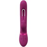 Mika - triple rabbit with g-spot flapping - pink - obrazek 4