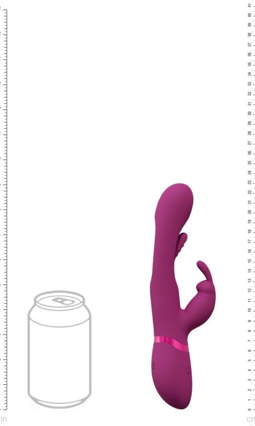 Mika - triple rabbit with g-spot flapping - pink - obrazek 6