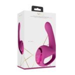 Riko - rechargeable triple action thumper with advanced finger motion & pulse wave stimulator - pink - obrazek 2
