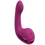 Riko - rechargeable triple action thumper with advanced finger motion & pulse wave stimulator - pink - obrazek 6