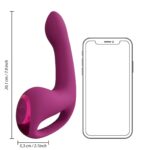 Riko - rechargeable triple action thumper with advanced finger motion & pulse wave stimulator - pink - obrazek 10