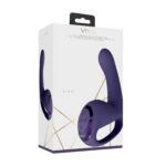 Riko - rechargeable triple action vibrator with advanced finger motion & pulse wave stimulator – purple - obrazek 2
