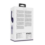 Riko - rechargeable triple action vibrator with advanced finger motion & pulse wave stimulator – purple - obrazek 3