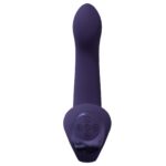 Riko - rechargeable triple action vibrator with advanced finger motion & pulse wave stimulator – purple - obrazek 5