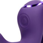 Riko - rechargeable triple action vibrator with advanced finger motion & pulse wave stimulator – purple - obrazek 8