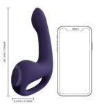Riko - rechargeable triple action vibrator with advanced finger motion & pulse wave stimulator – purple - obrazek 11