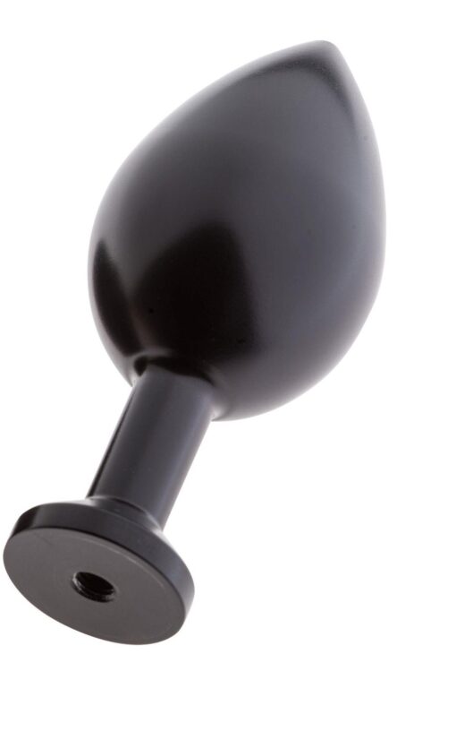 Malesation alu-plug with suction cup large, black - obrazek 4