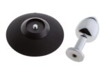 Malesation alu-plug with suction cup small, chrome - obrazek 3