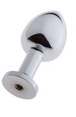 Malesation alu-plug with suction cup small, chrome - obrazek 4