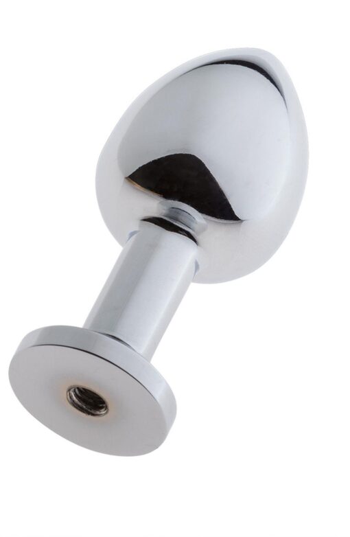 Malesation alu-plug with suction cup small, chrome - obrazek 4