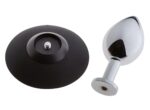 Malesation alu-plug with suction cup medium, chrome - obrazek 3
