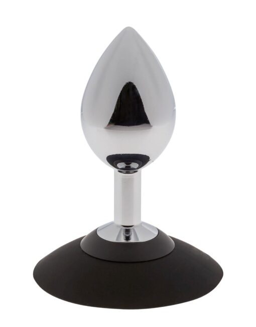Malesation alu-plug with suction cup large, chrome - obrazek 2