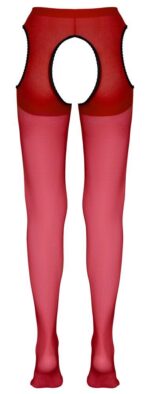 Sex tights red s/m - obrazek 6