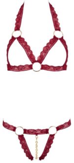 Bra set open red m/l - obrazek 9