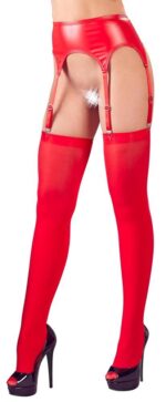 Suspender belt red l/xl - obrazek 3