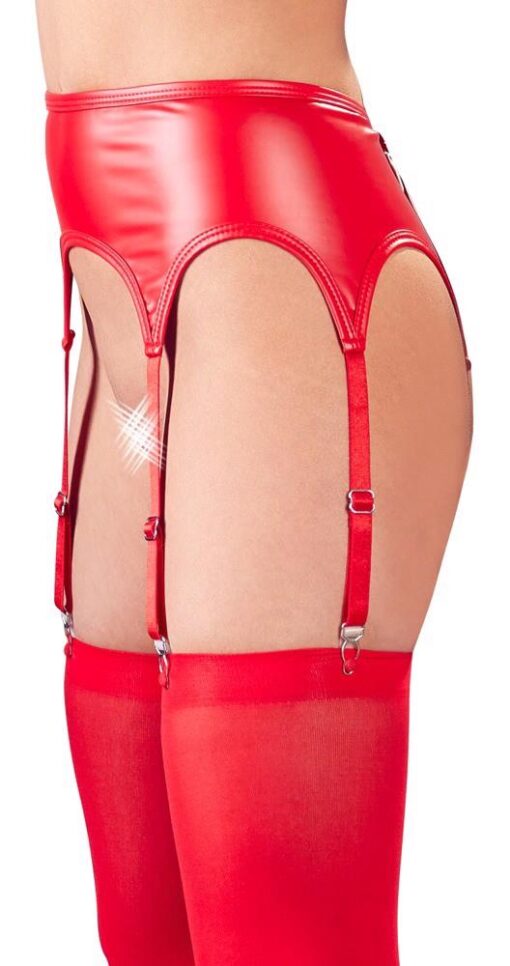 Suspender belt red l/xl - obrazek 5