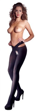 Stockings black l/xl - obrazek 3