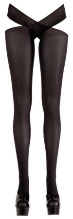 Stockings black l/xl - obrazek 4