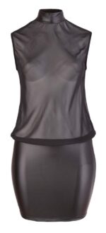Dress transparent black xl - obrazek 4