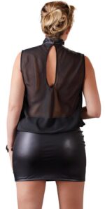 Dress transparent black xl - obrazek 5