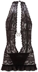 Lace dress black s - obrazek 3