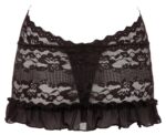 Lace dress black l - obrazek 7