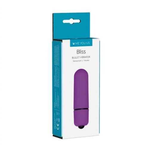 Wibrator- me you us bliss 7 mode mini bullet vibrator purple - obrazek 3