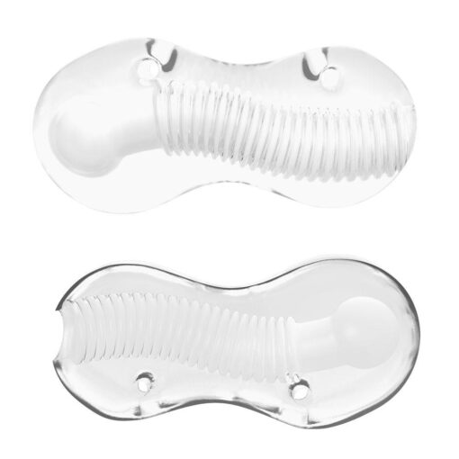 Masturbator- me you us wave sucker stroker male masturbator transparent - obrazek 3